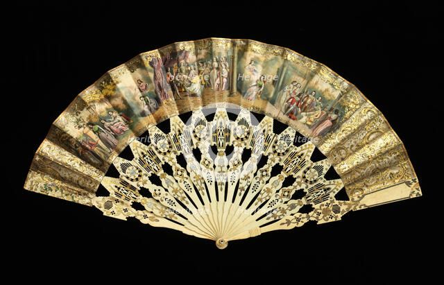 Fan, probably Spanish, 1860-69. Creator: Unknown.