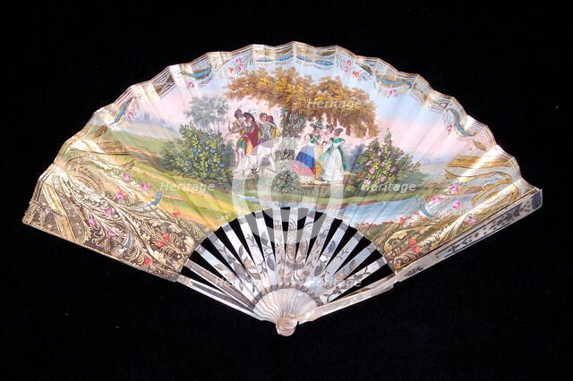 Fan, Spanish, 1830-39. Creator: Unknown.