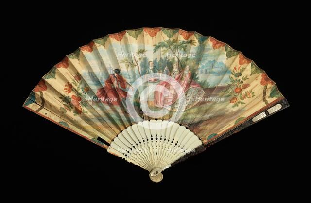 Fan, third quarter 18th century. Creator: Unknown.
