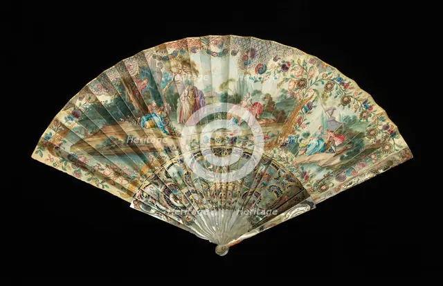 Fan, third quarter 18th century. Creator: Unknown.