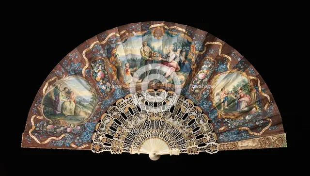 Fan, third quarter 18th century. Creator: Unknown.