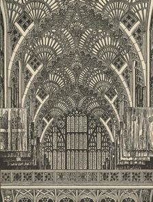 Fan Vaulting (1931). Artist: Charles Henry Bourne Quennell