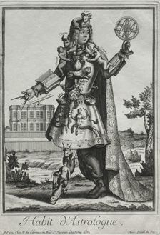 Fanciful Costumes: Costume of the Astrologer, c. 1690. Creator: Nicolas de Larmessin II (French, 1638-1694)