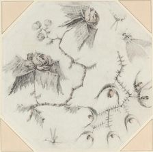 Fanciful Flowers and Bugs. Creator: Jean-Baptiste Pillement