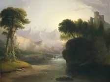 Fanciful Landscape, 1834. Creator: Thomas Doughty