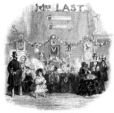 Fancy Bazaar recently held in the Townhall, Hadleigh, Suffolk, in aid of the Restoration..., 1858. Creator: Unknown