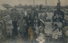 Fancy dress competition, c1900