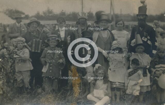 Fancy dress competition, c1900. Artist: Unknown.