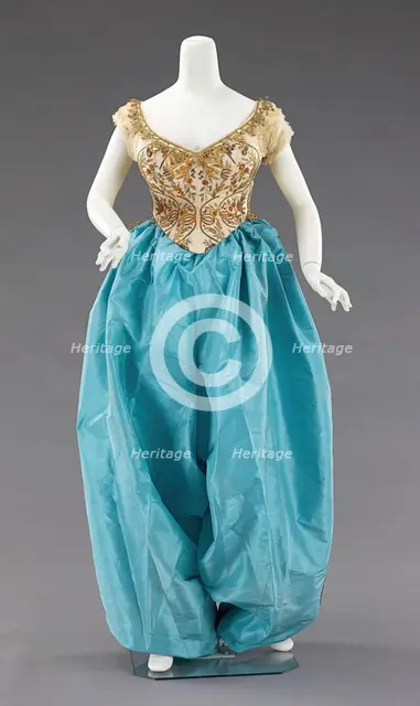 Fancy dress costume, French, ca. 1870. Creators: House of Worth, Charles Frederick Worth.