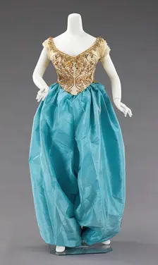 Fancy dress costume, French, ca. 1870. Creators: House of Worth, Charles Frederick Worth