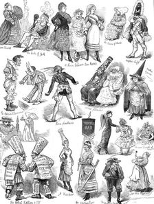 Fancy Dress Ball at the Brookwood Surrey Lunatic Asylum, 1881. Creator: Unknown