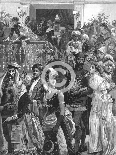 'Fancy Dress Ball at the Prince's Hall, Piccadilly, 1886.  Creator: Unknown.