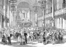 Fancy-dress ball in aid of St. Ann's Dispensary, at St, George’s Hall, Liverpool, 1864. Creator: Unknown