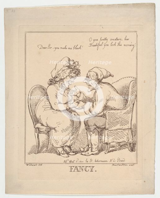 Fancy, July 20, 1801., July 20, 1801. Creator: Thomas Rowlandson.