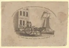 Fancy & Windsor Chair Manufactory, Wholesale & Retail, Thomas Ash, No. 33 John Street, New..., 1817. Creators: Asher Brown Durand, Peter Maverick