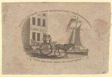 Fancy & Windsor Chair Manufactory, Wholesale & Retail, Thomas Ash, No. 33 John Street, New..., 1817. Creators: Asher Brown Durand, Peter Maverick