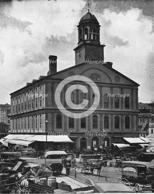 Faneuil Hall, Boston, USA, c1900. Creator: Unknown.