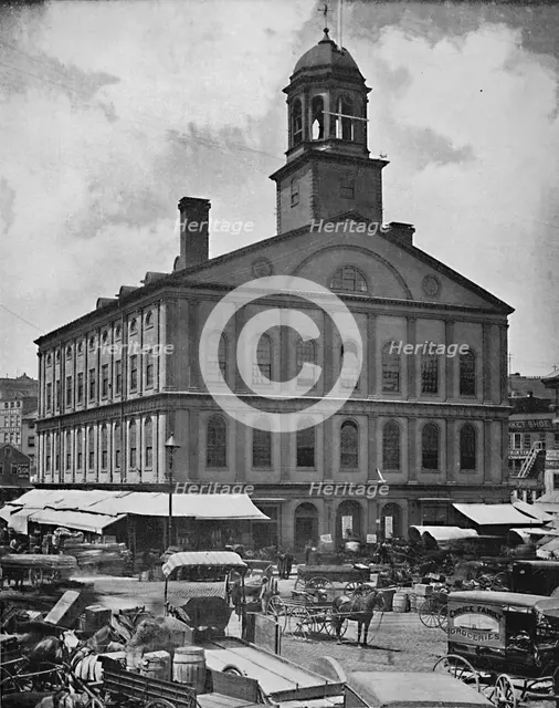 'Faneuil Hall, Boston', c1897. Creator: Unknown.