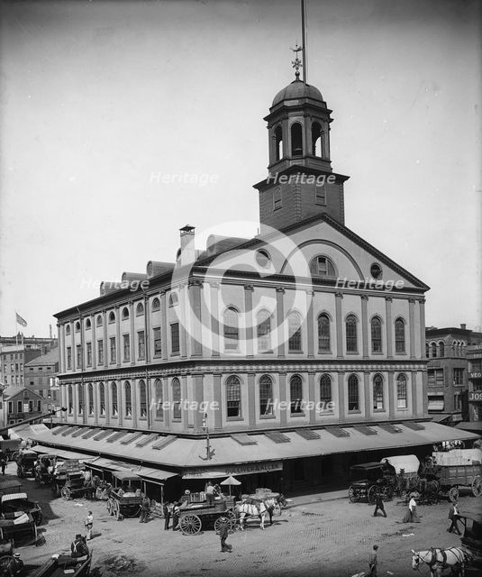 Faneuil Hall, Boston, Mass., between 1890 and 1906. Creator: Unknown.
