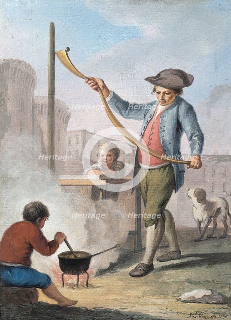 Fanfelluccaro (candy seller), 1799. Creator: Della Gatta, Saverio (Xavier) (1758-1828).