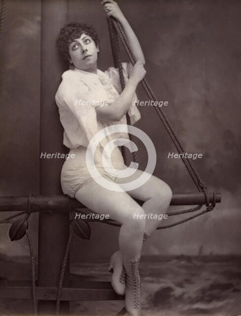 Fannie Leslie, British singer and actress, 1882. Artist: Unknown