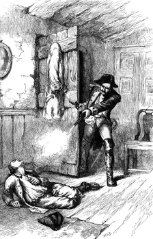 Fannin's atrocity: murder of an American planter, c late 18th century (c1880)