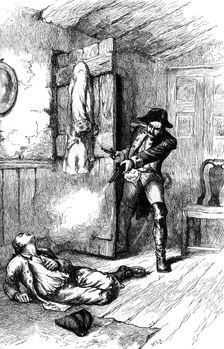 Fannin's atrocity: murder of an American planter, c late 18th century (c1880)