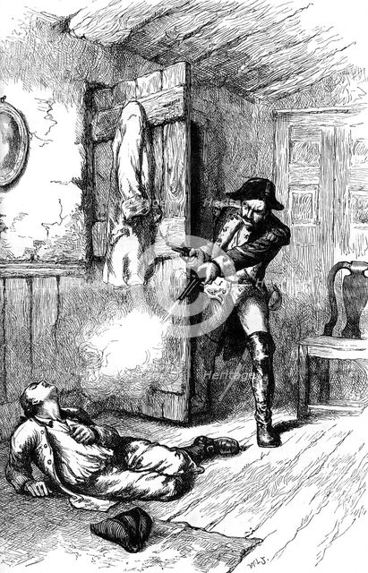 Fannin's atrocity: murder of an American planter, c late 18th century (c1880). Artist: Unknown