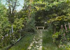 Fanny A. Mulford house, Fulton Avenue, Hempstead, New York, c1916. Creator: Frances Benjamin Johnston