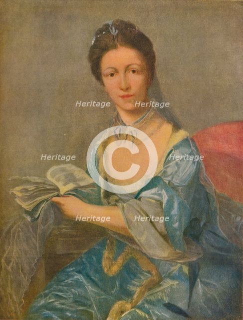 'Fanny Burney (Mme. D'Arblay)', c1780, (1920). Creator: Nathaniel Hone.