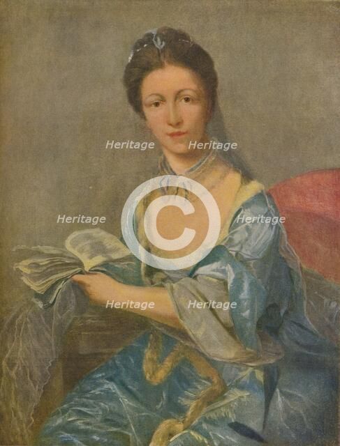 'Fanny Burney (Mme. D'Arblay)', c1780, (1920). Creator: Nathaniel Hone.