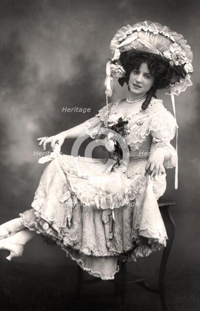 Fanny Dango (1878-1972), singer and dancer, early 20th century.Artist: Foulsham and Banfield