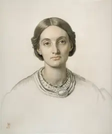Fanny Holman Hunt, c1860s. Artist: William Holman Hunt