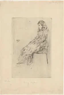 Fanny Leyland, 1873. Creator: James Abbott McNeill Whistler
