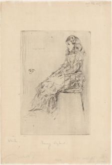 Fanny Leyland, 1873. Creator: James Abbott McNeill Whistler