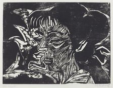 Fanny Wocke, 1916. Creator: Ernst Kirchner