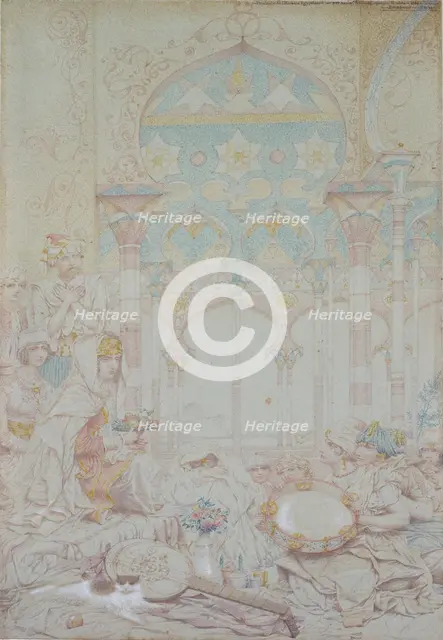 Fantaisie de l'Hareme Egyptienne, 1865. Artist: Richard Dadd.