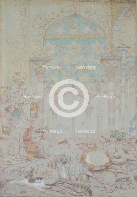Fantaisie de l'Hareme Egyptienne, 1865. Artist: Richard Dadd.