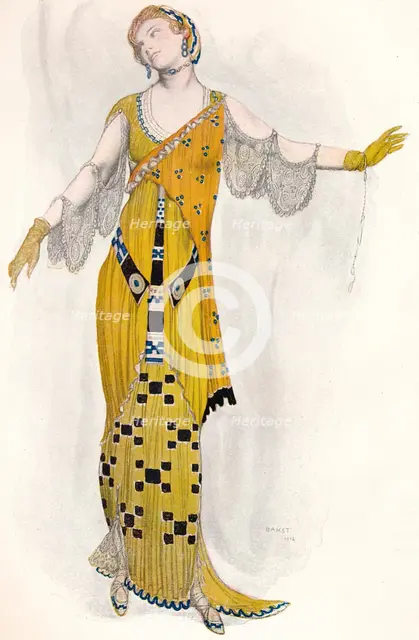 'Fantaisie Sur Le Costume Moderne, Dione', c1910. Artist: Leon Bakst.