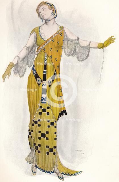 'Fantaisie Sur Le Costume Moderne, Dione', c1910. Artist: Leon Bakst.