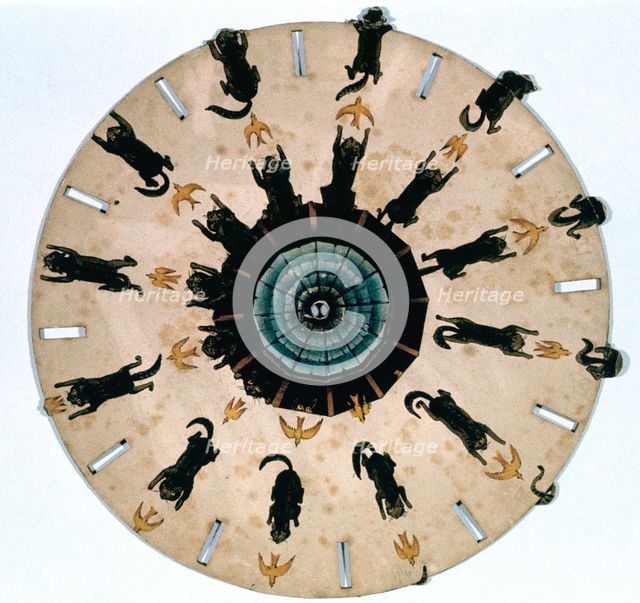 Fantascope disc, 1833.  Creator: Thomas Mann Baynes.