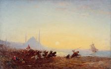 Fantasia à Constantinople, between 1880 and 1895. Creator: Felix Francois Georges Philibert Ziem