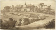 Fantastic Oriental Landscape, n.d. Creator: John Martin