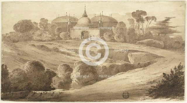 Fantastic Oriental Landscape, n.d. Creator: John Martin.
