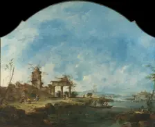 Fantastic Landscape, ca. 1765. Creator: Francesco Guardi