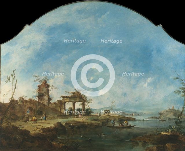 Fantastic Landscape, ca. 1765. Creator: Francesco Guardi.