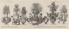 Fantastic Vases, probably 1646. Creator: Stefano della Bella