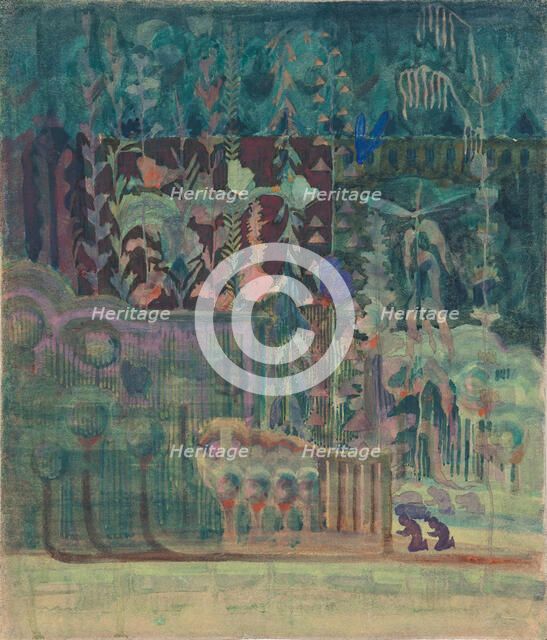 Fantasy, 1908. Creator: Ciurlionis, Mikalojus Konstantinas (1875-1911).