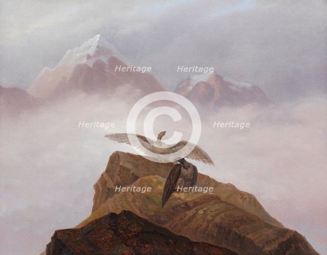 Fantasy of the Alps, 1822. Creator: Carl Gustav Carus.