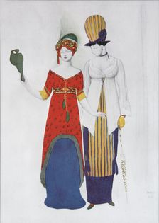 Fantasy on the Theme Modern Dress, 1910. Artist: Bakst, Léon (1866-1924)